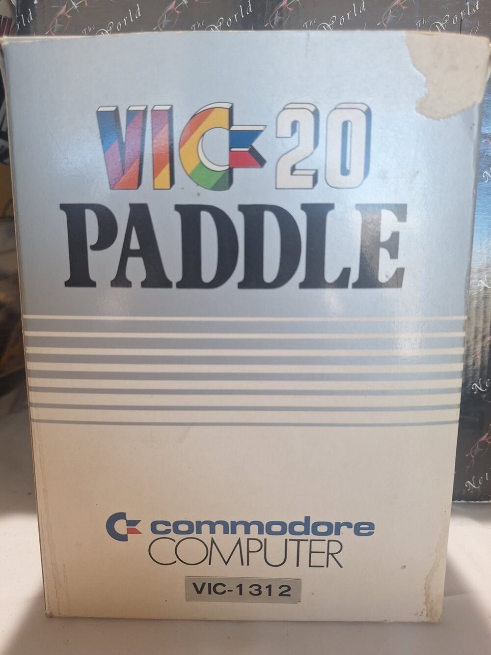 Commodore VIC-1312 Paddles Tested Working Box Manual VIC-20 C64 C128 Vintage